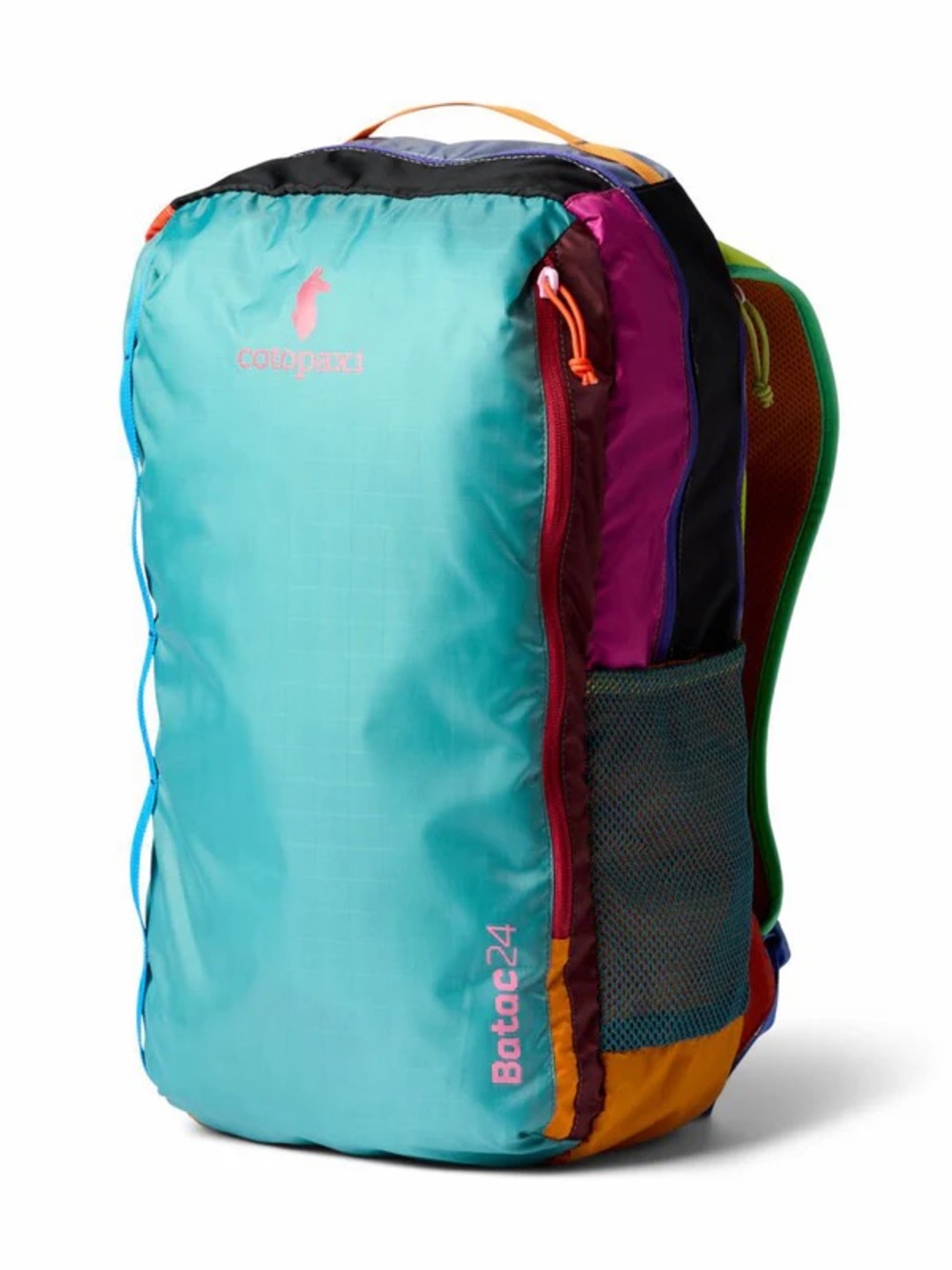 cotopaxi 24L del Dia Teal Backpack with Purple Accents and Blue Mesh